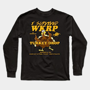 Vintage Wkrp Turkey Drop 1978 Long Sleeve T-Shirt